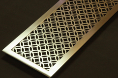 Декоративная плоская решетка из перфорированного металла | Территория Декора